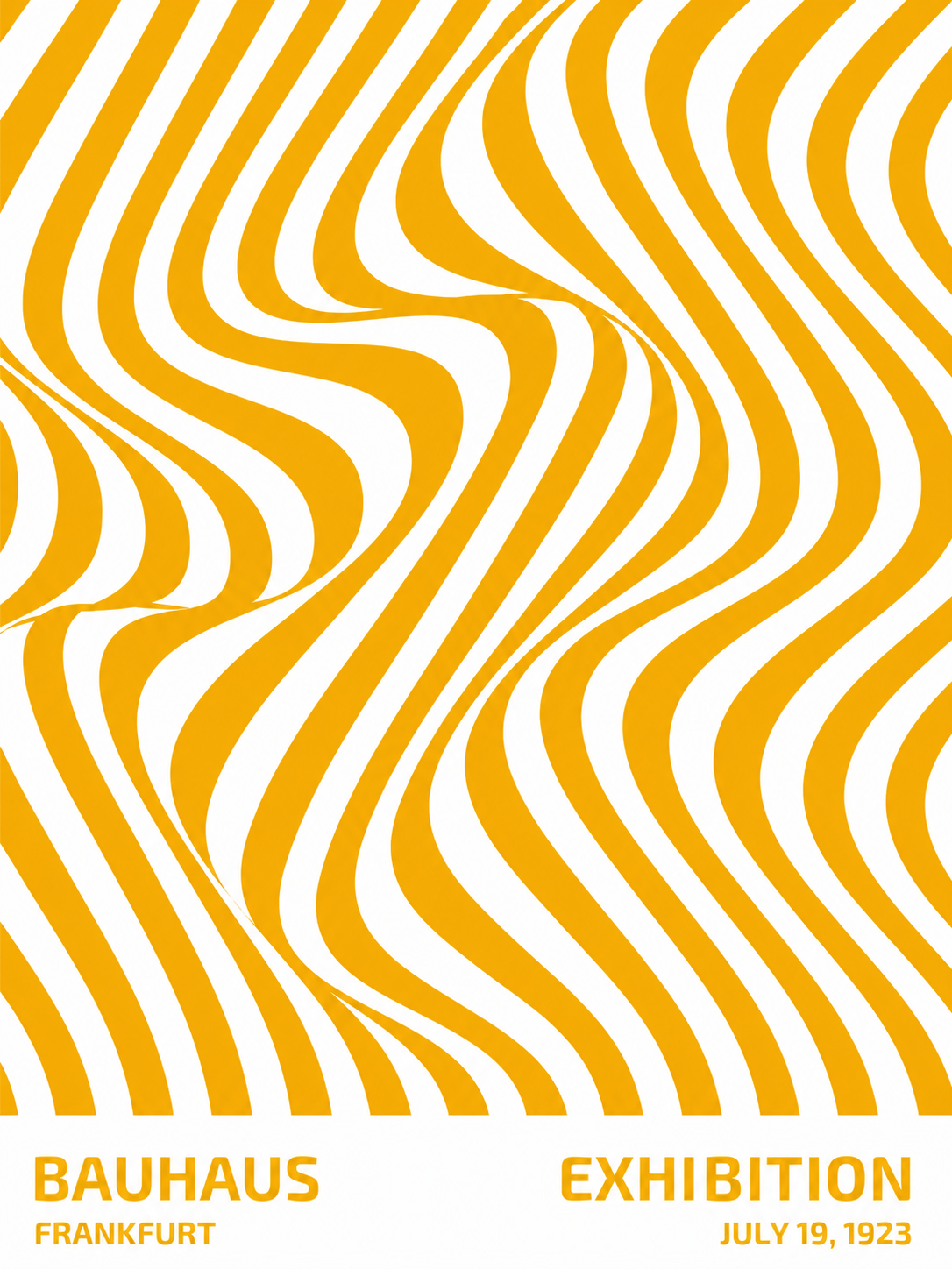 Bauhaus Exhibition Yellow II