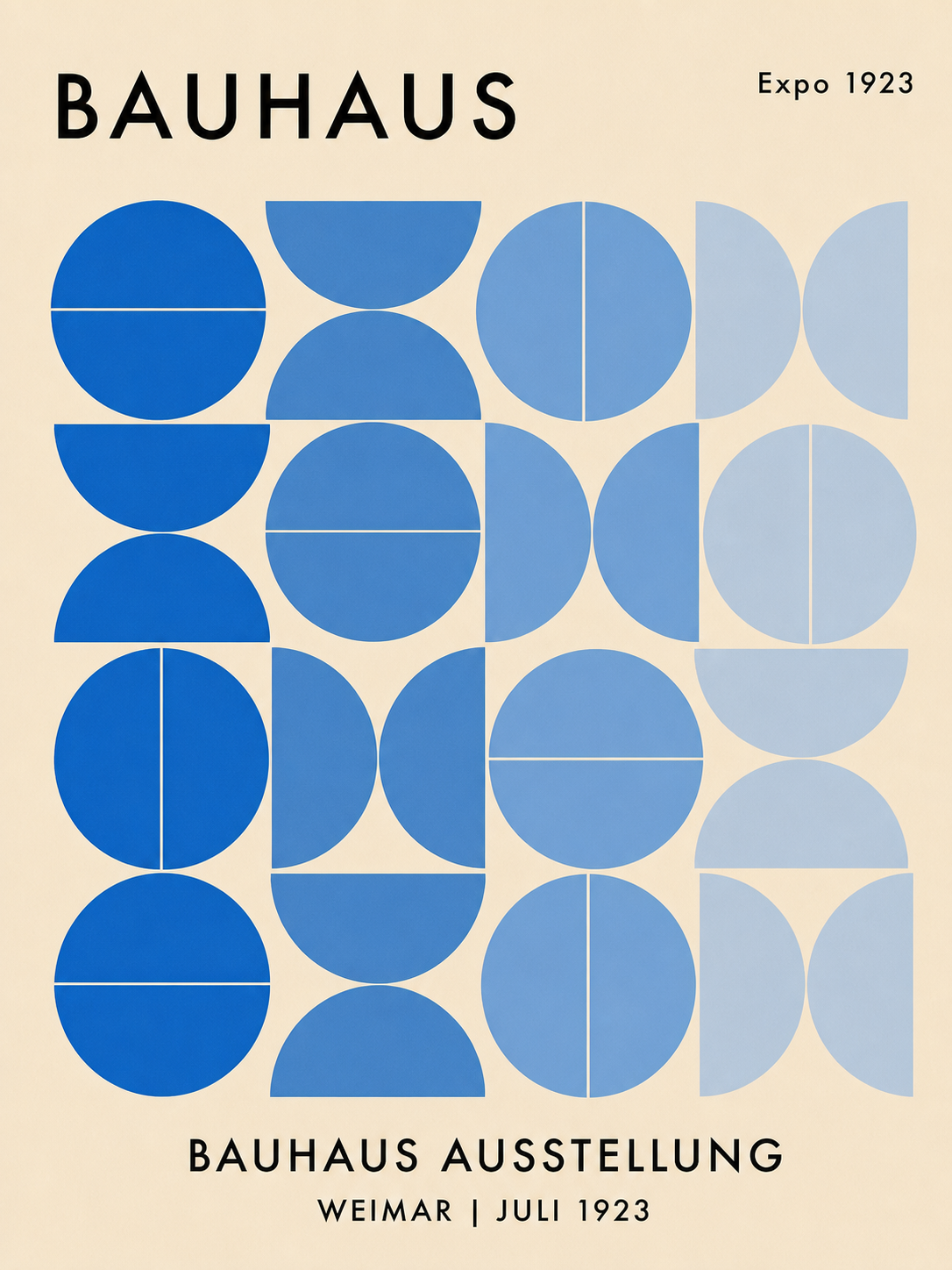 Bauhaus Expo Azul