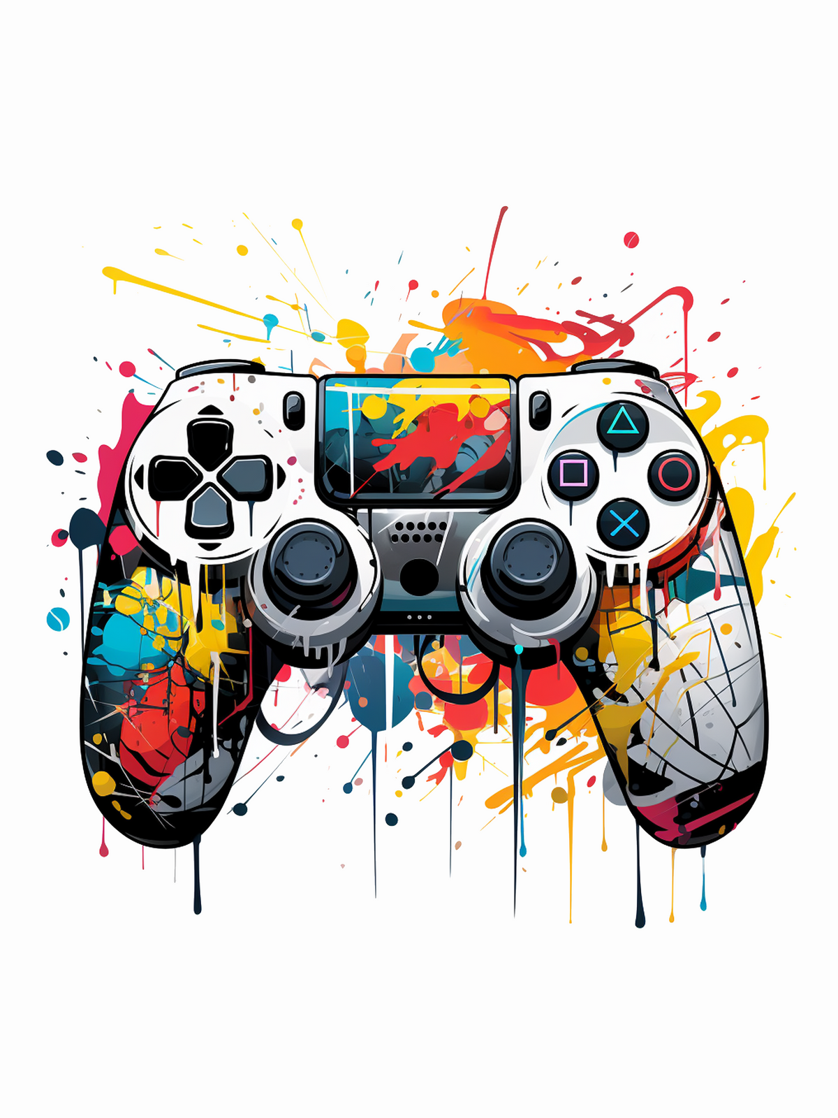 Control Gamer Colorido