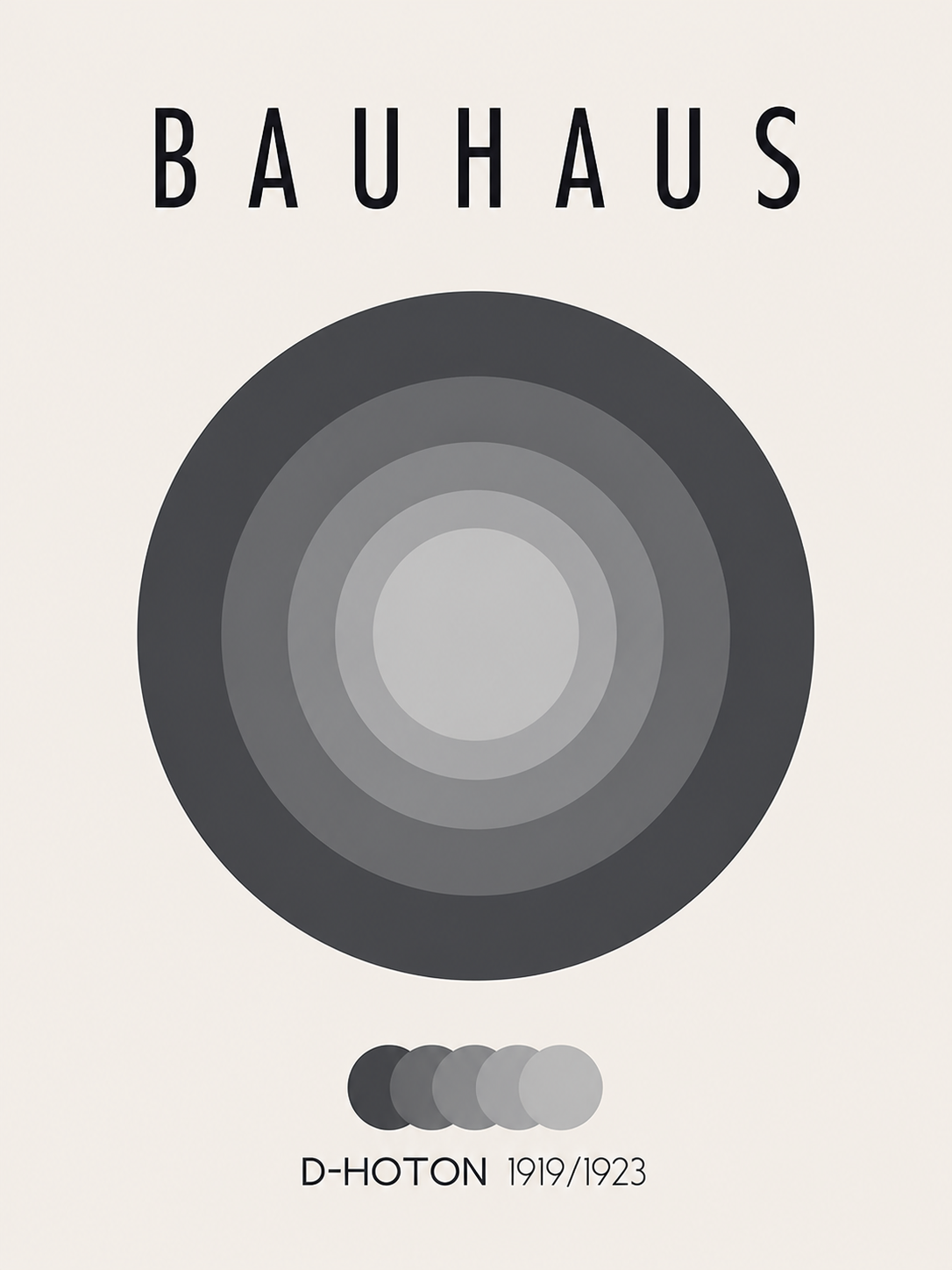Bauhaus Targeta Gris
