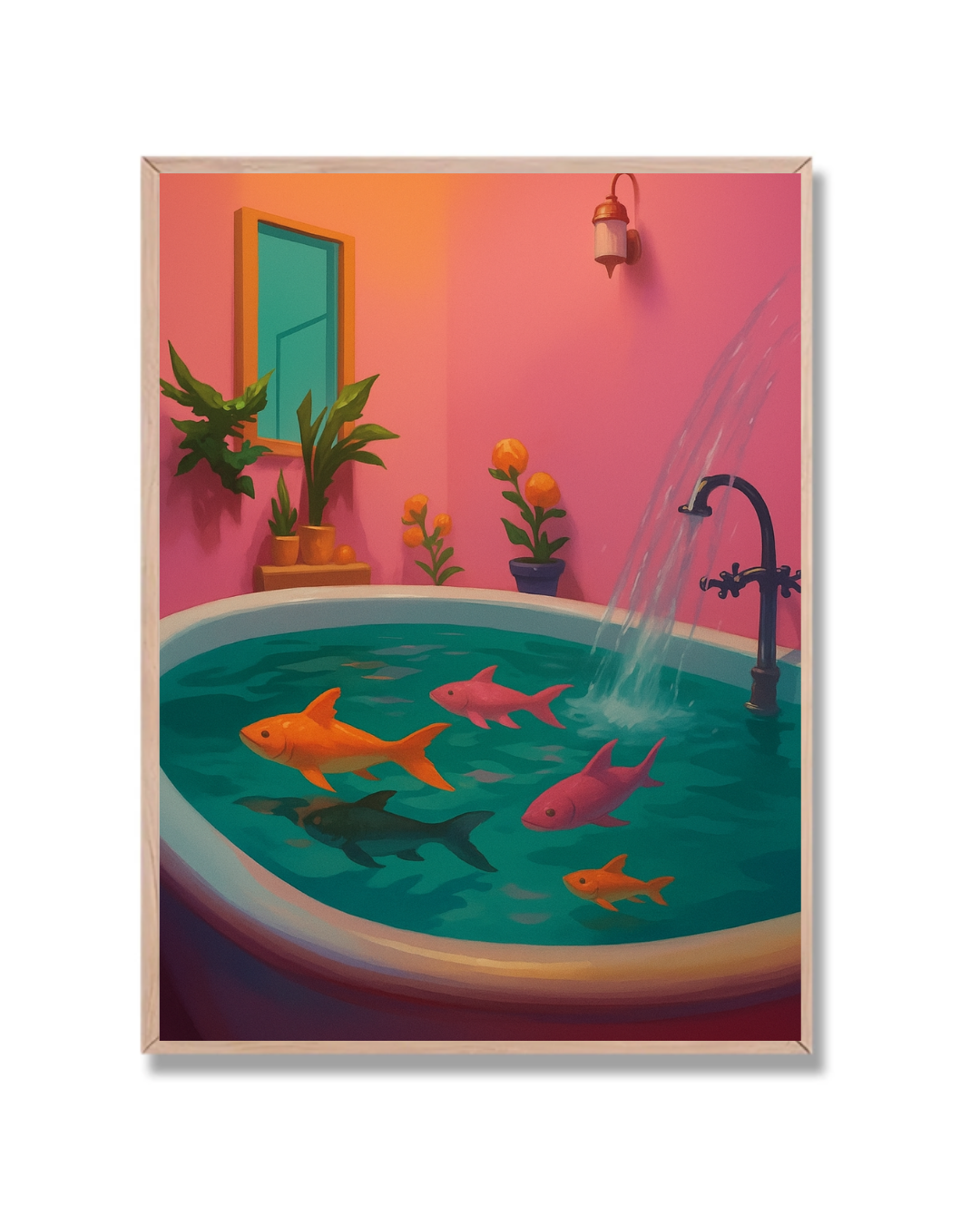Peces en la bañera