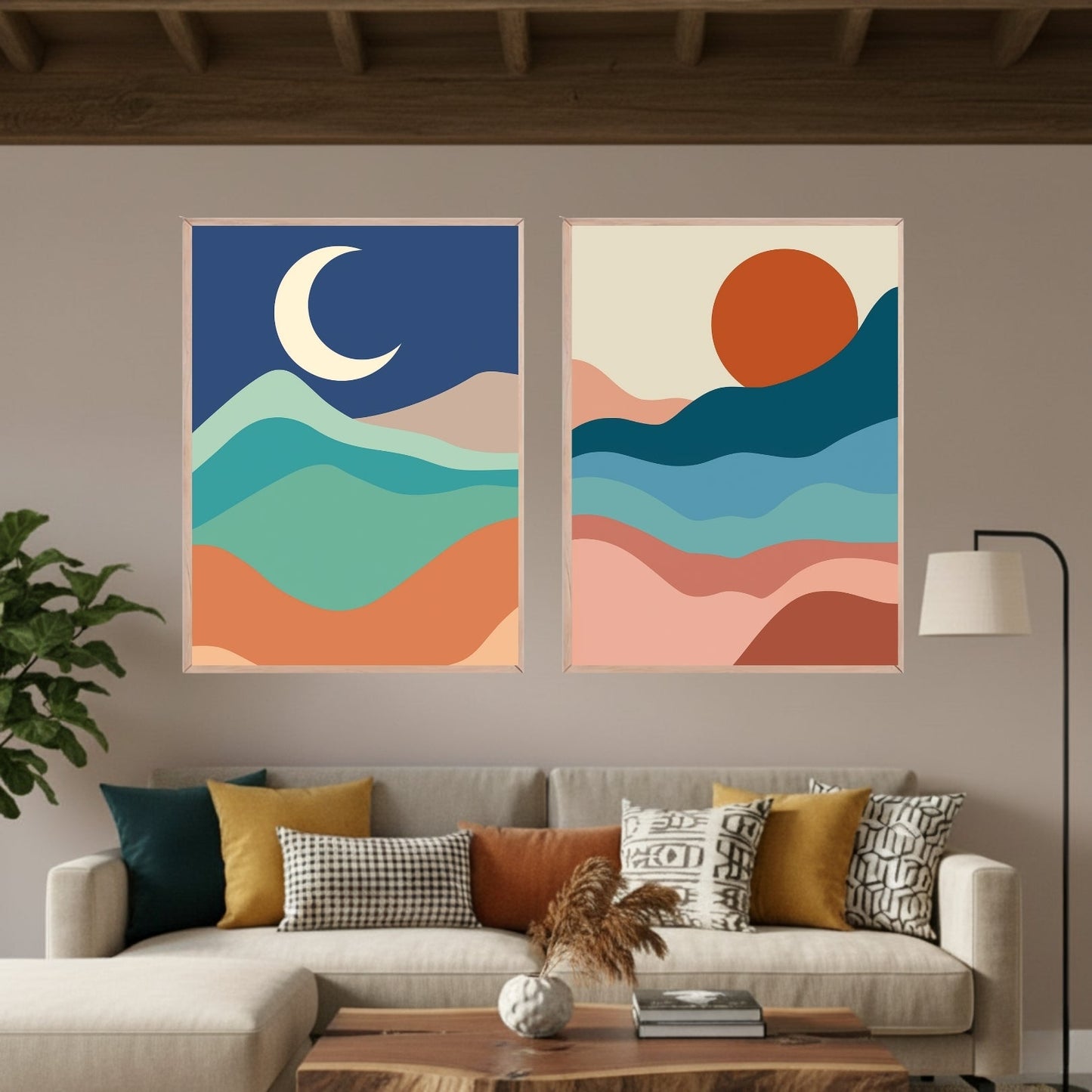 Set de 2 Sol y Luna #4