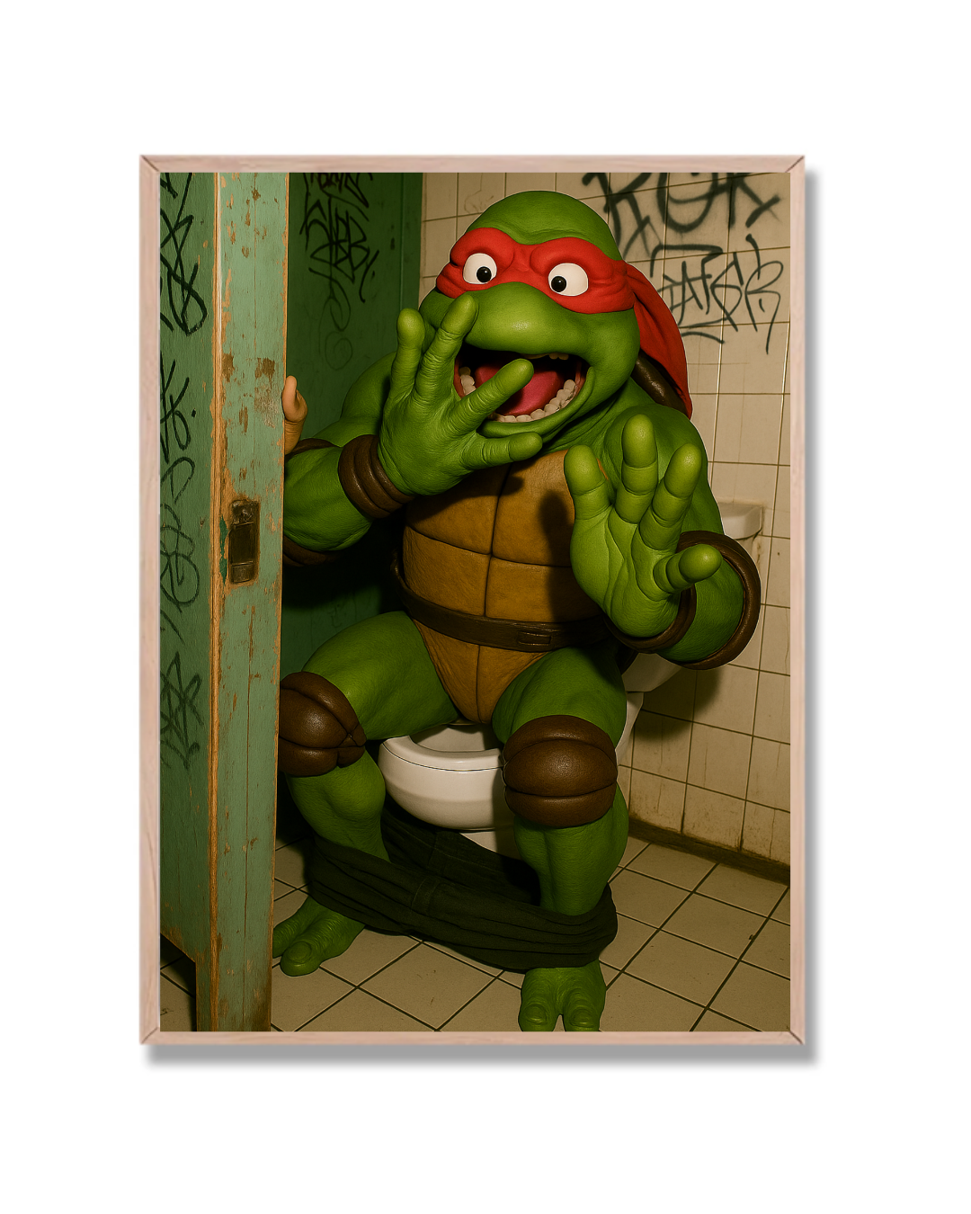 Tortuga Ninja Baño