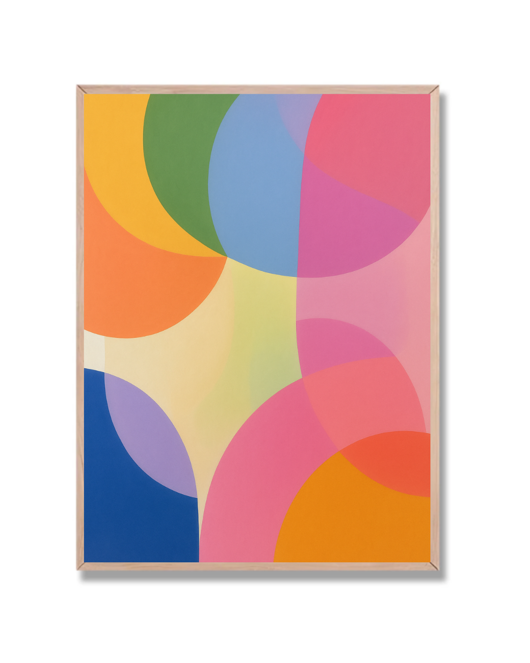 Abstracto forma de colores