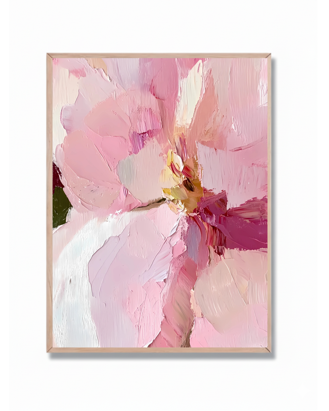 Flor abstracta rosa #2