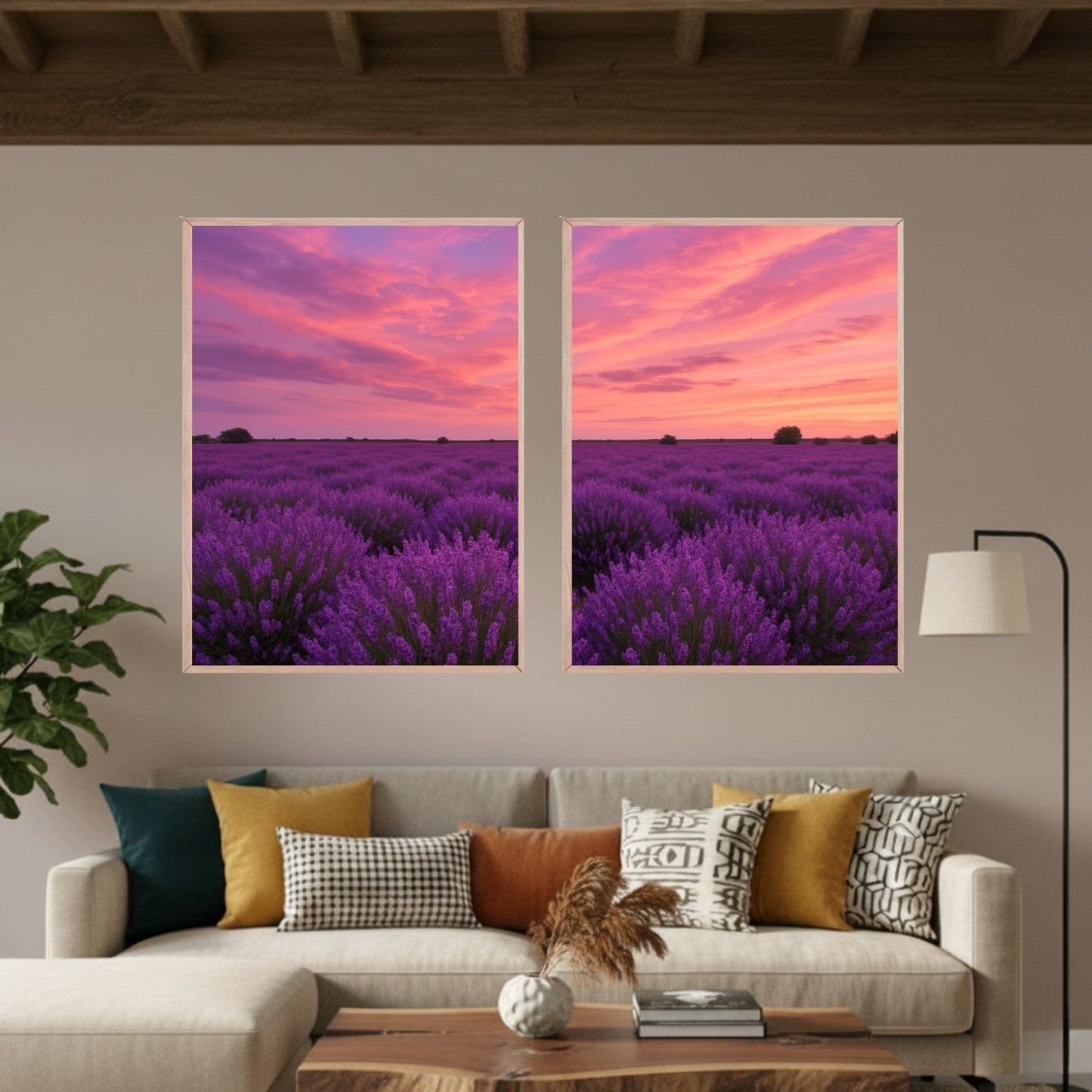 Set de 2 Lavanda Rosa