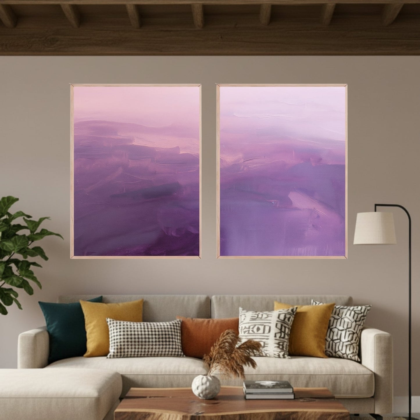 Set de 2 Lila Pastel