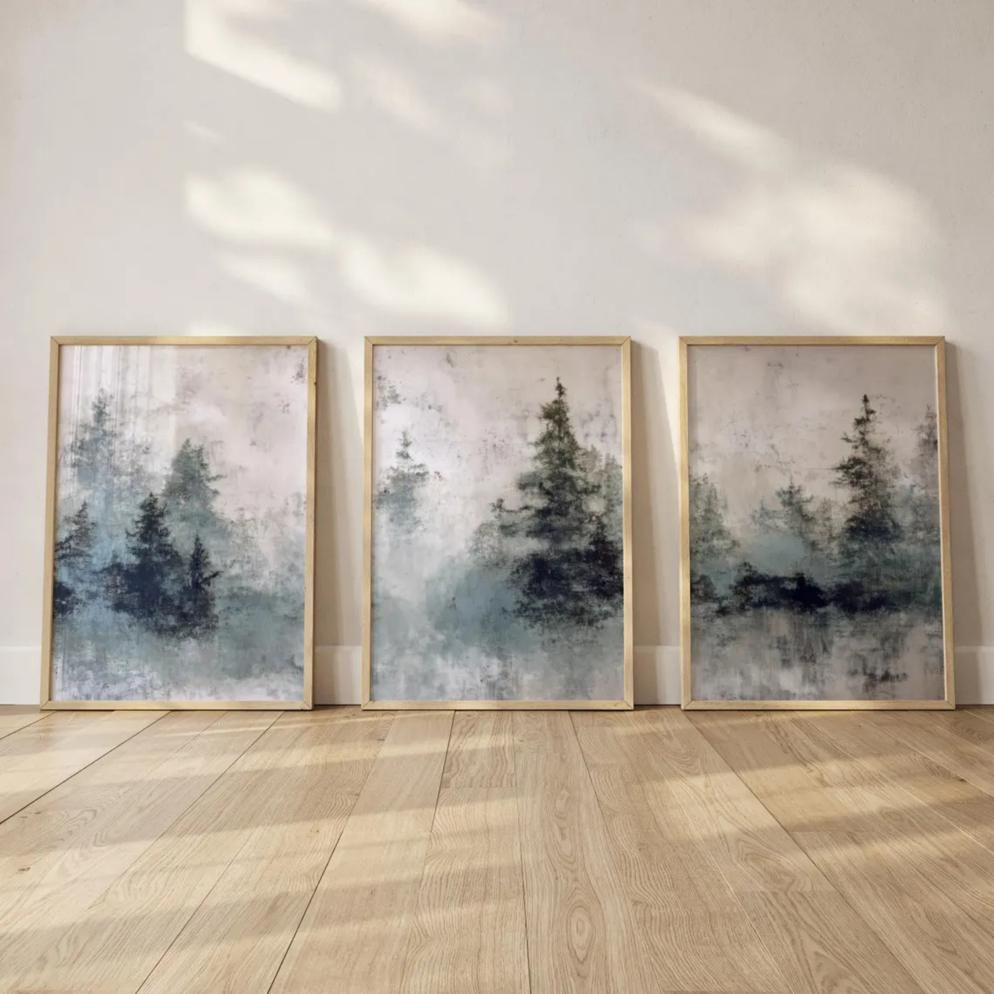 Set de 3 Bosque Azulado
