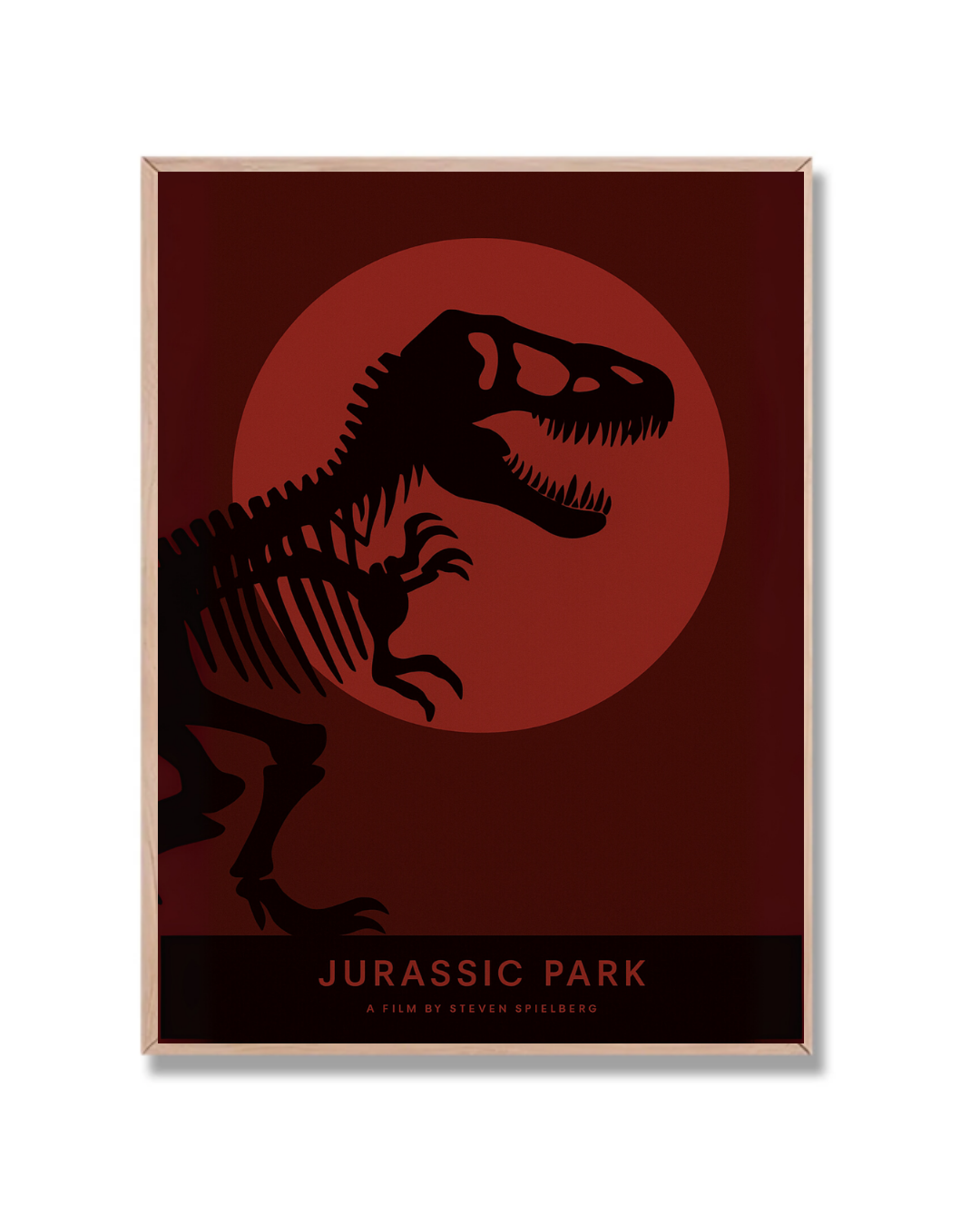 Poster Jurassic Park Minimalista