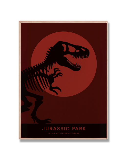 Poster Jurassic Park Minimalista