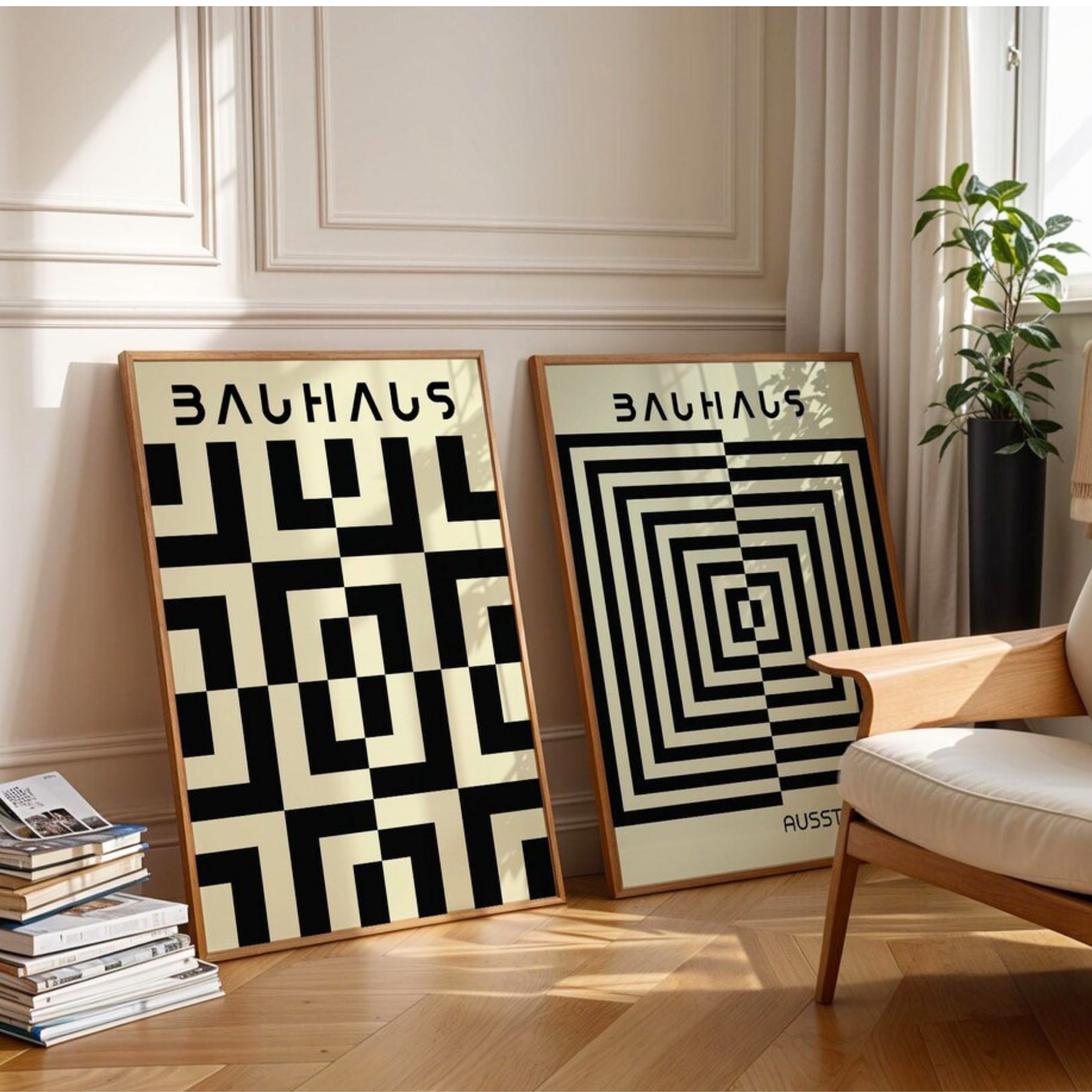 Set de 2 Bauhaus Geométrico