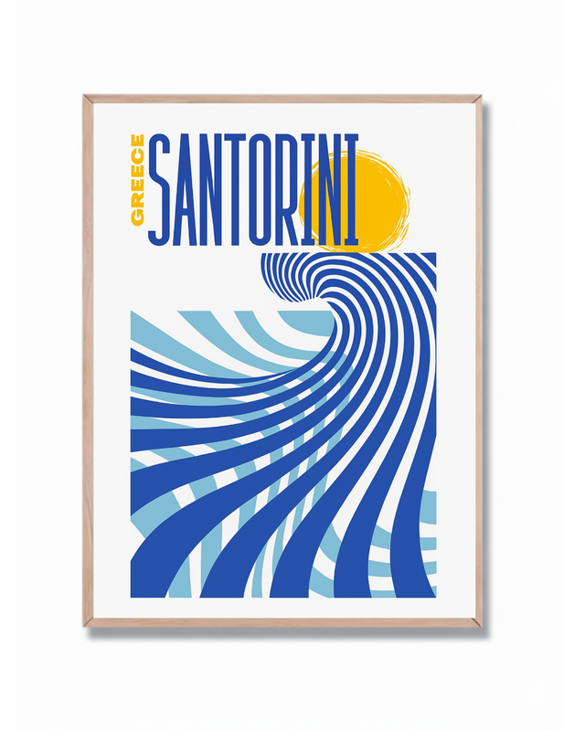 Santorini Poster