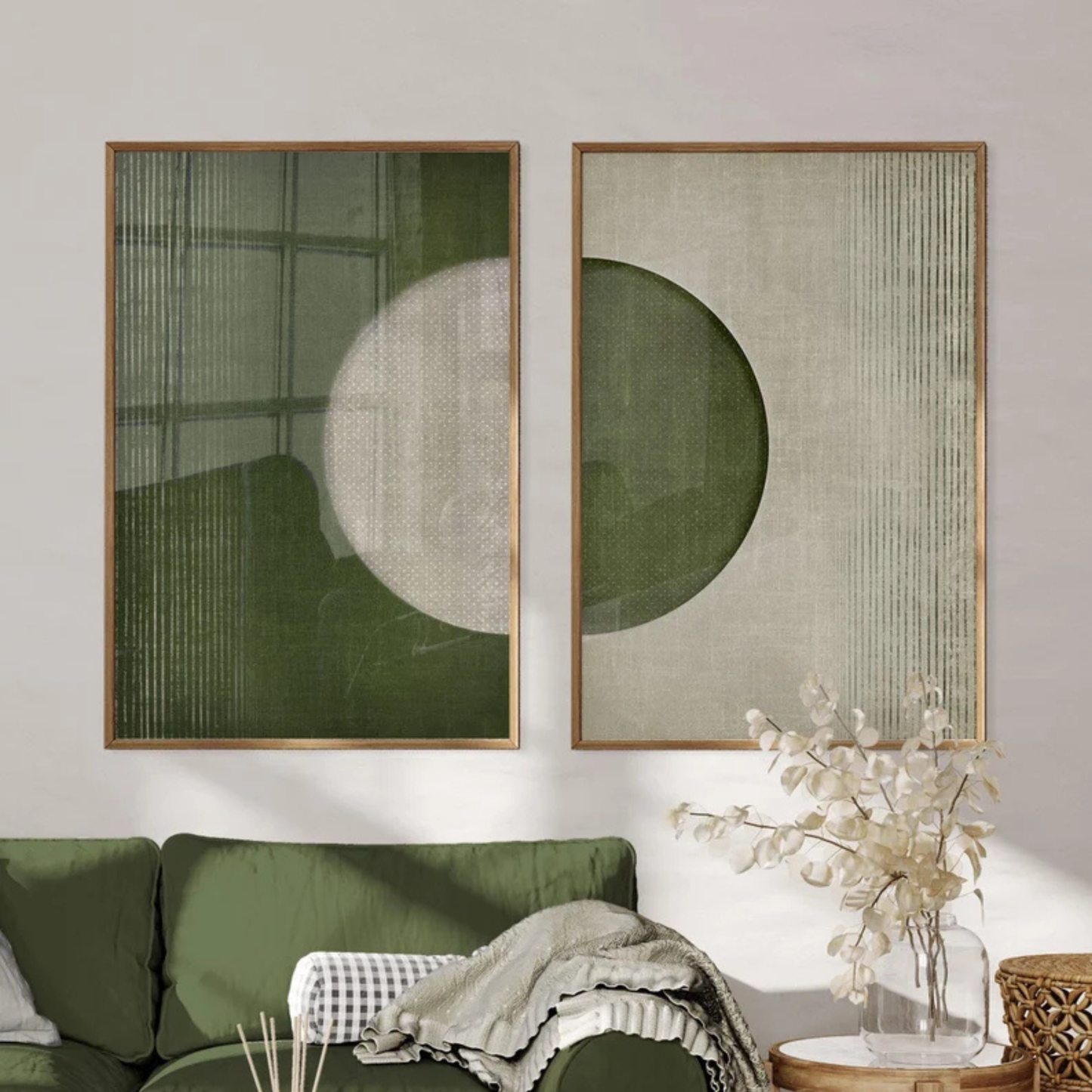 Set de 2 Círculo Verde