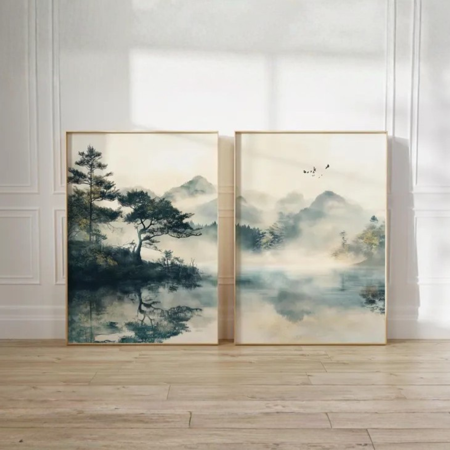 Set de 2 Paisaje Japonés