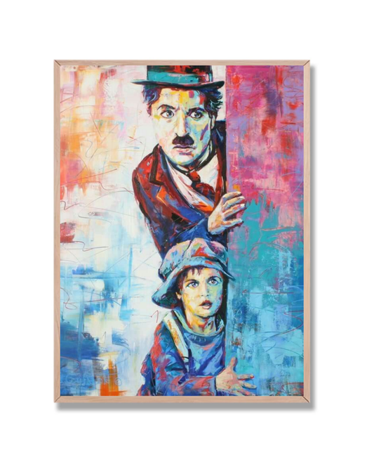 Chaplin The Kid Art
