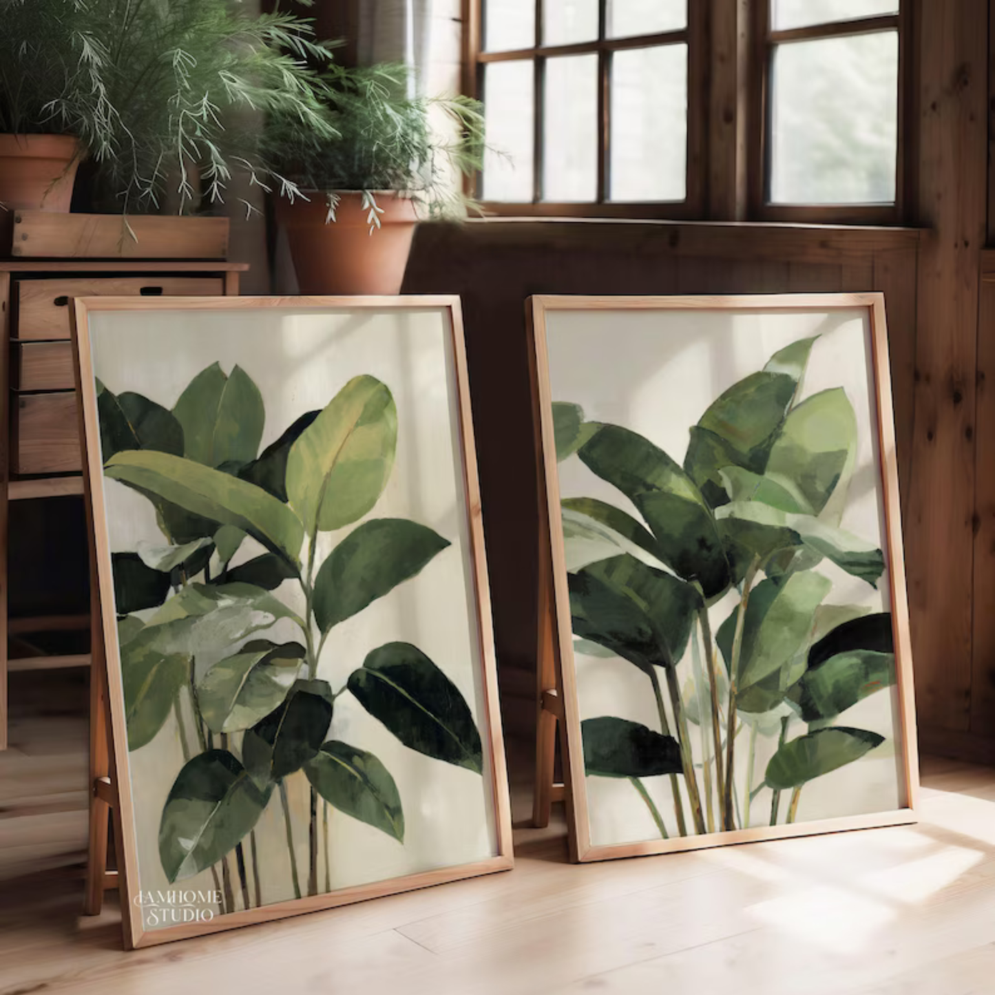 Set de 2 Planta Verde