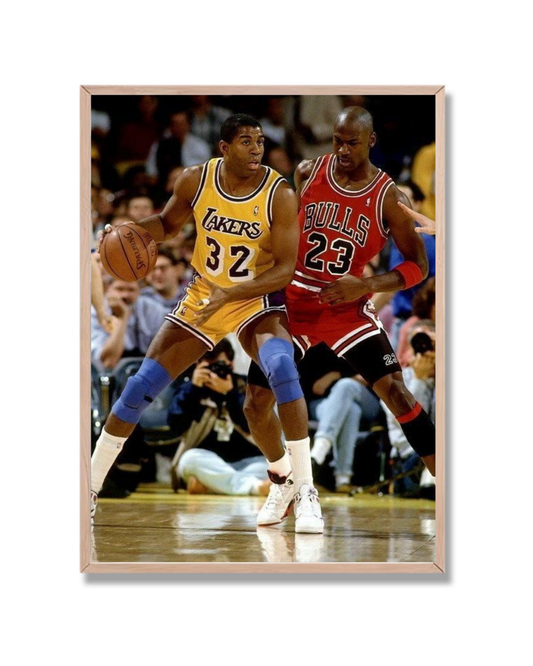 Magic Johnson y Michael Jordan 1