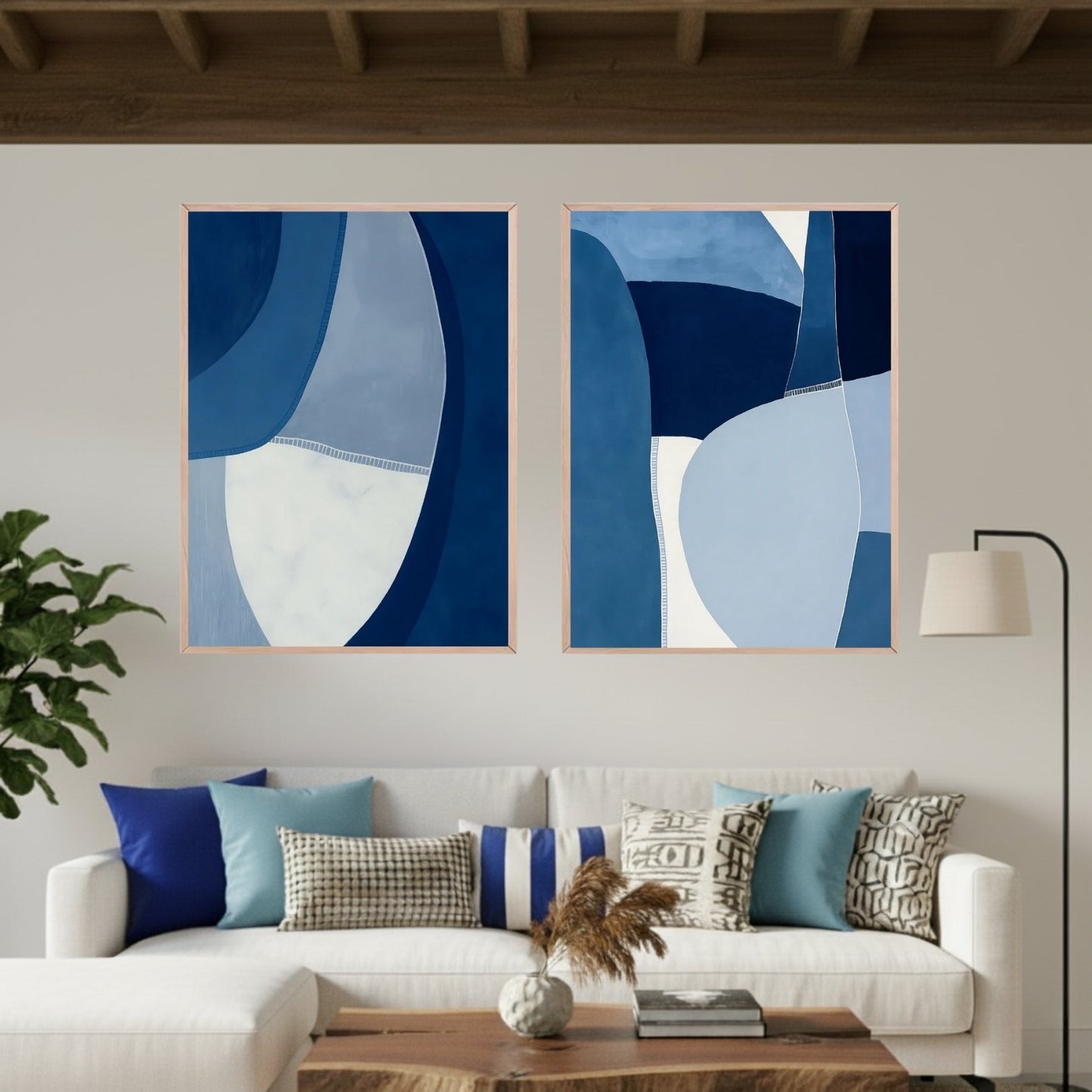 Set de 2 Azul Marino