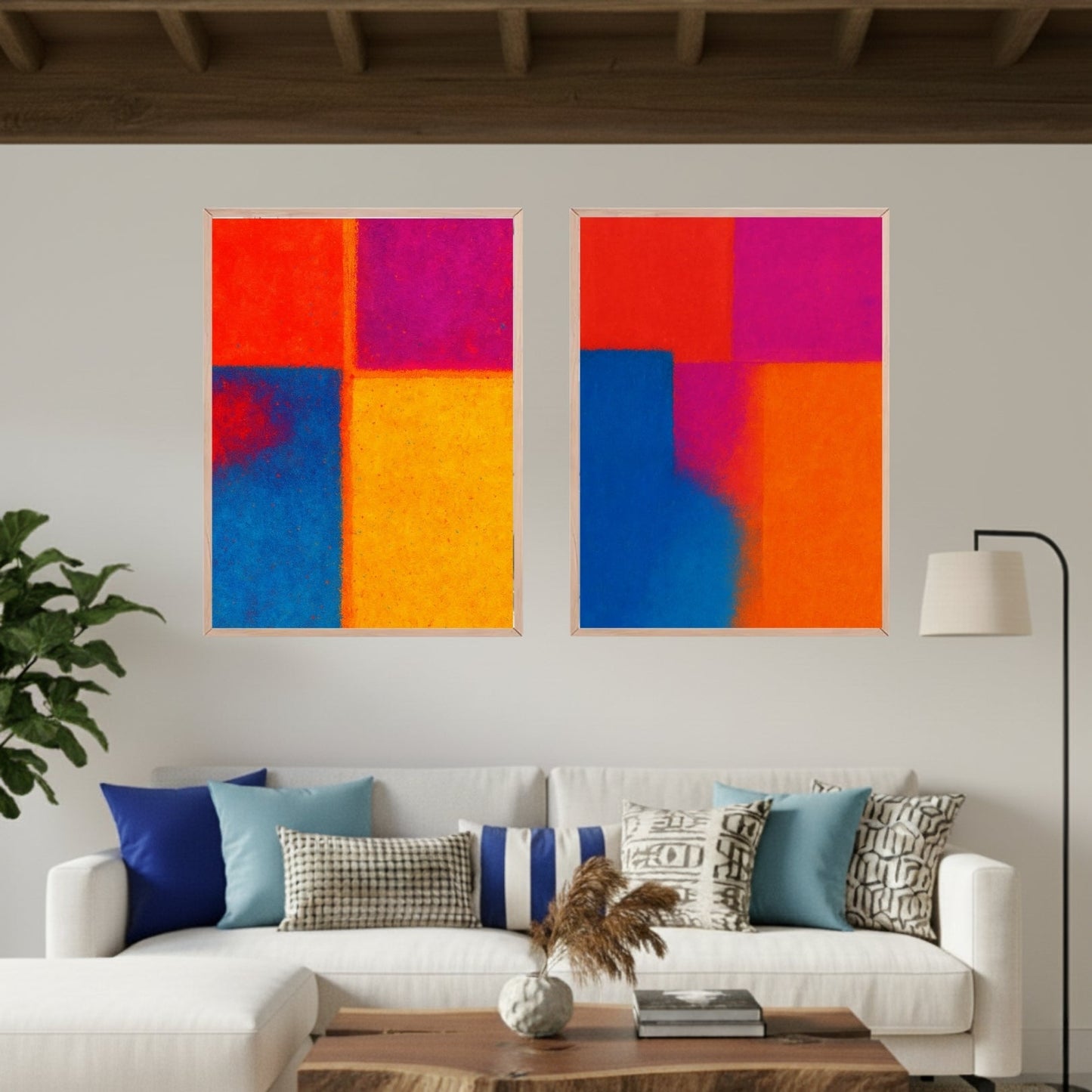 Set de 2 Abstracto #1