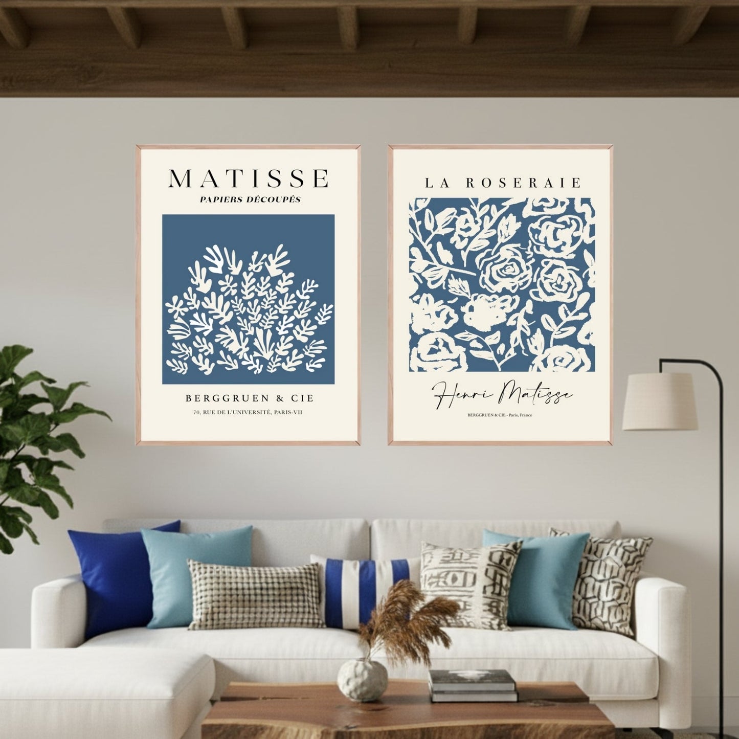 Set de 2 Matisse Azul