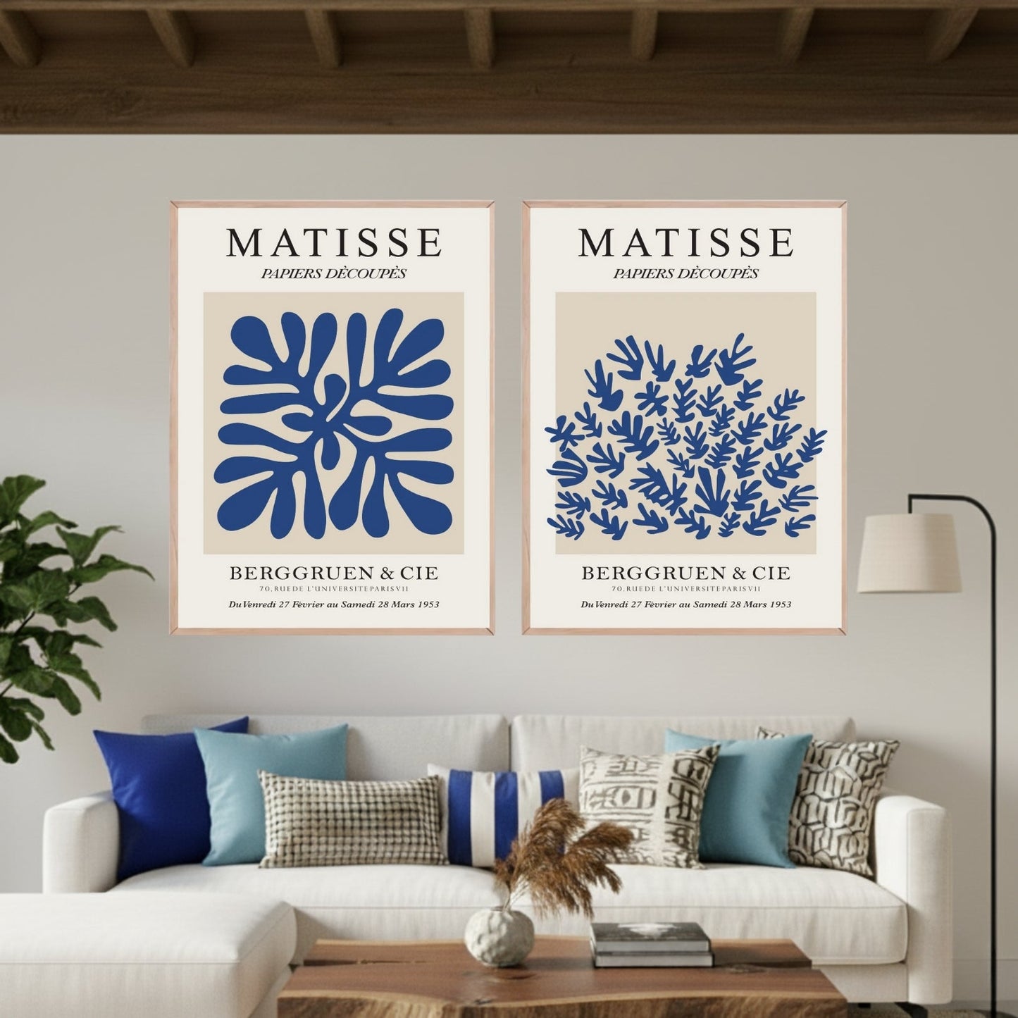 Set de 2 Matisse Azul #2