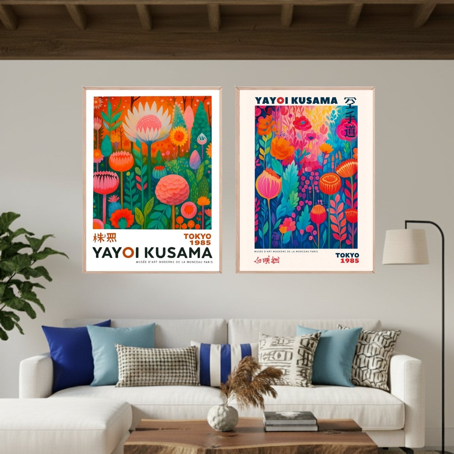 Set de 2 Kusama Flores