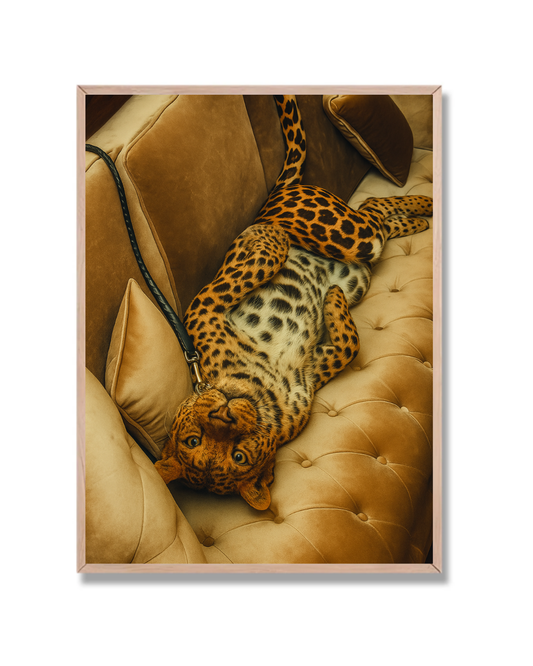 Leopardo en el sillón