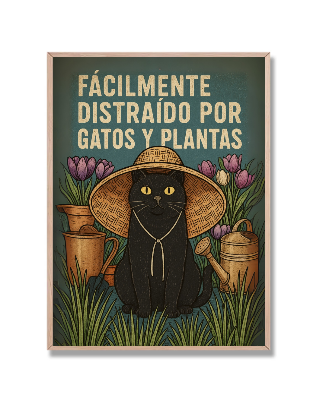 Gatos y Plantas