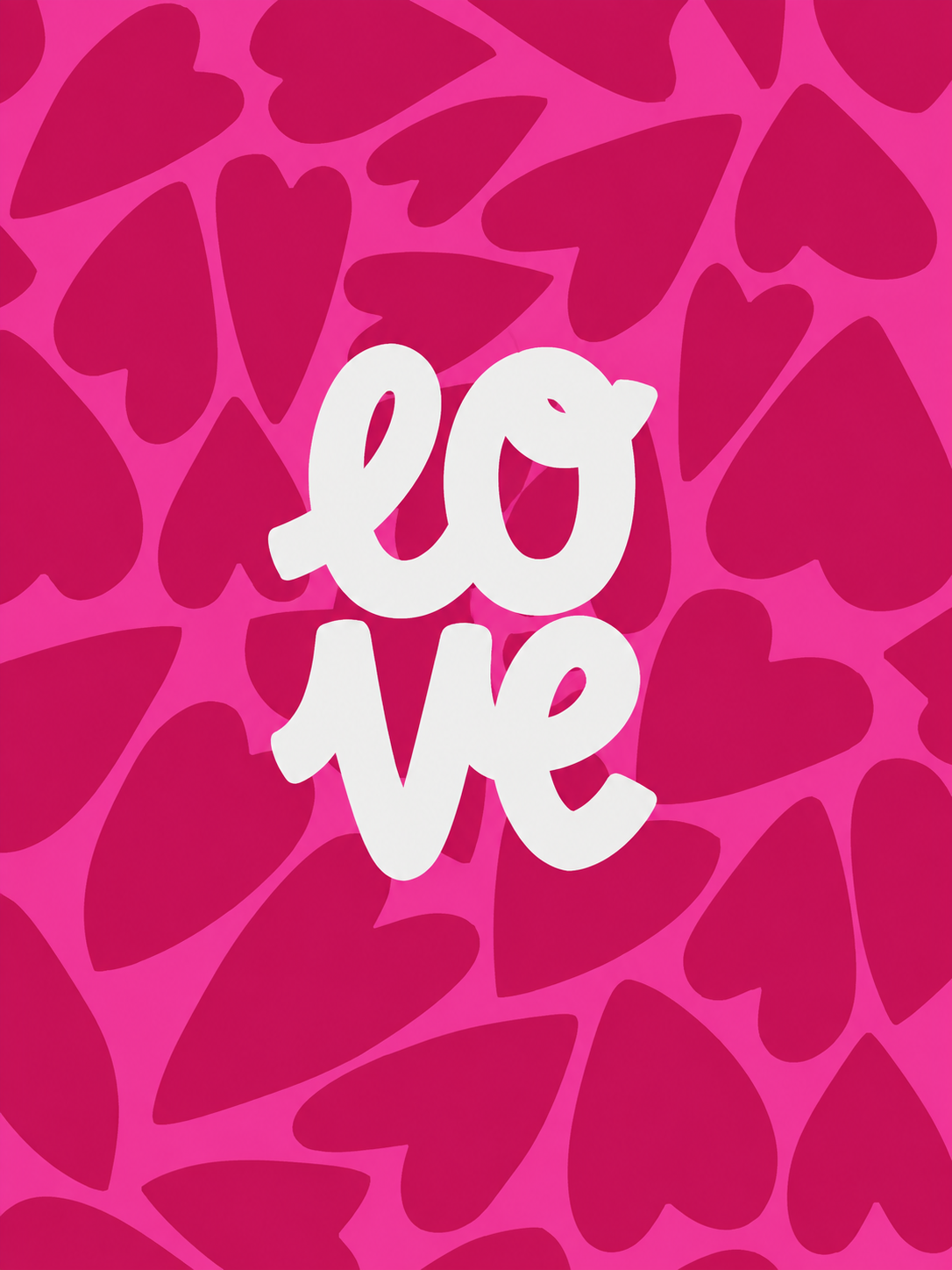 Love Fucsia - cuadro decorativo