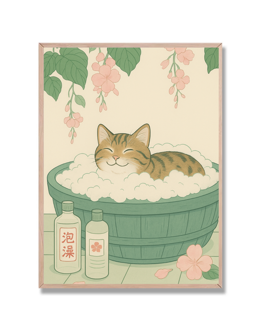 Gato Asiático Bañera