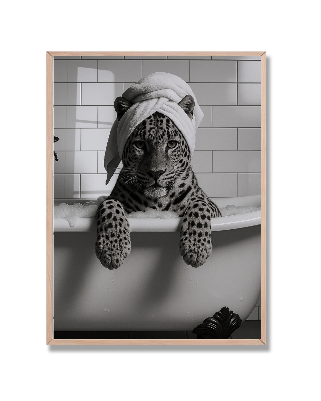 Leopardo en bañera 2