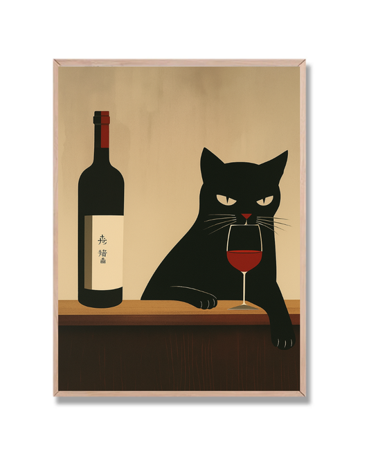 El gato sommelier
