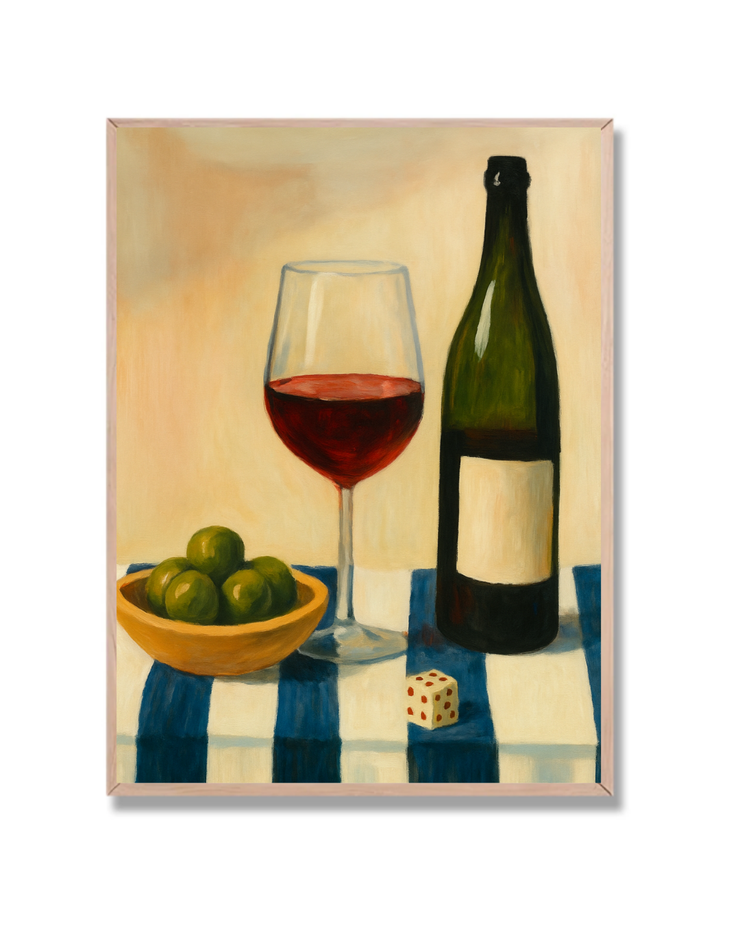 Vino y aceitunas