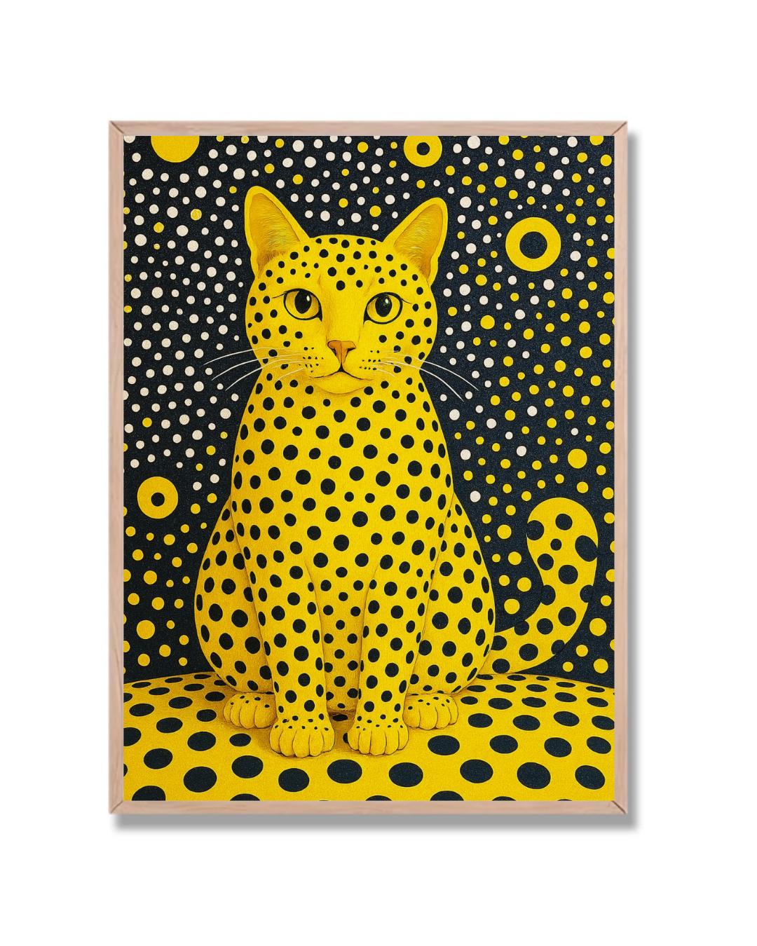 Gato Negro y amarillo