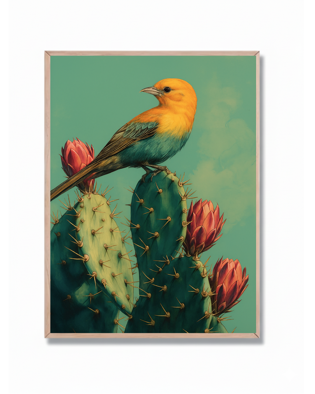Pájaro en Cactus