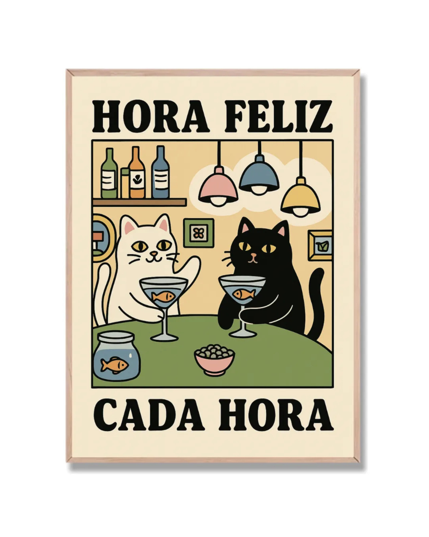 Gatos hora feliz