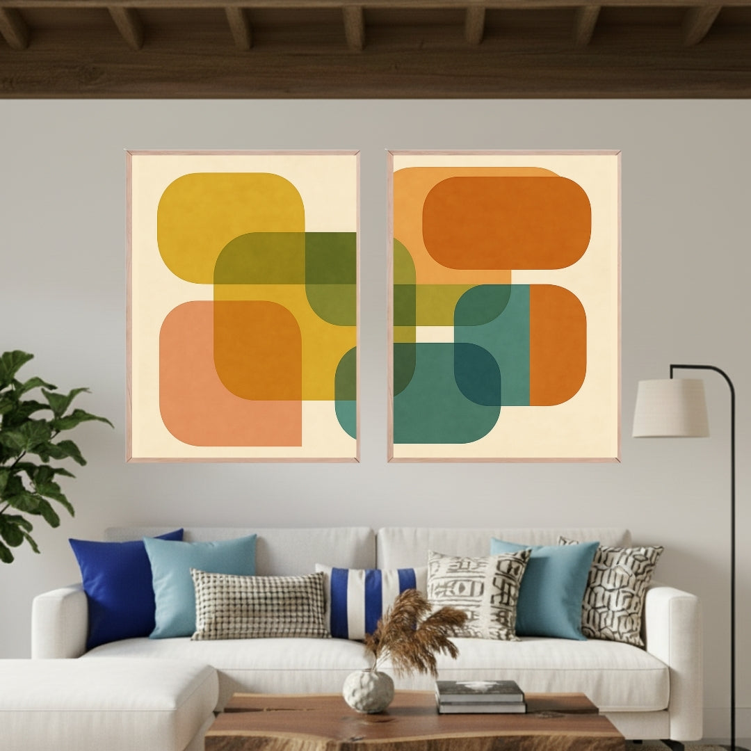 Set de 2 Abstracto #11