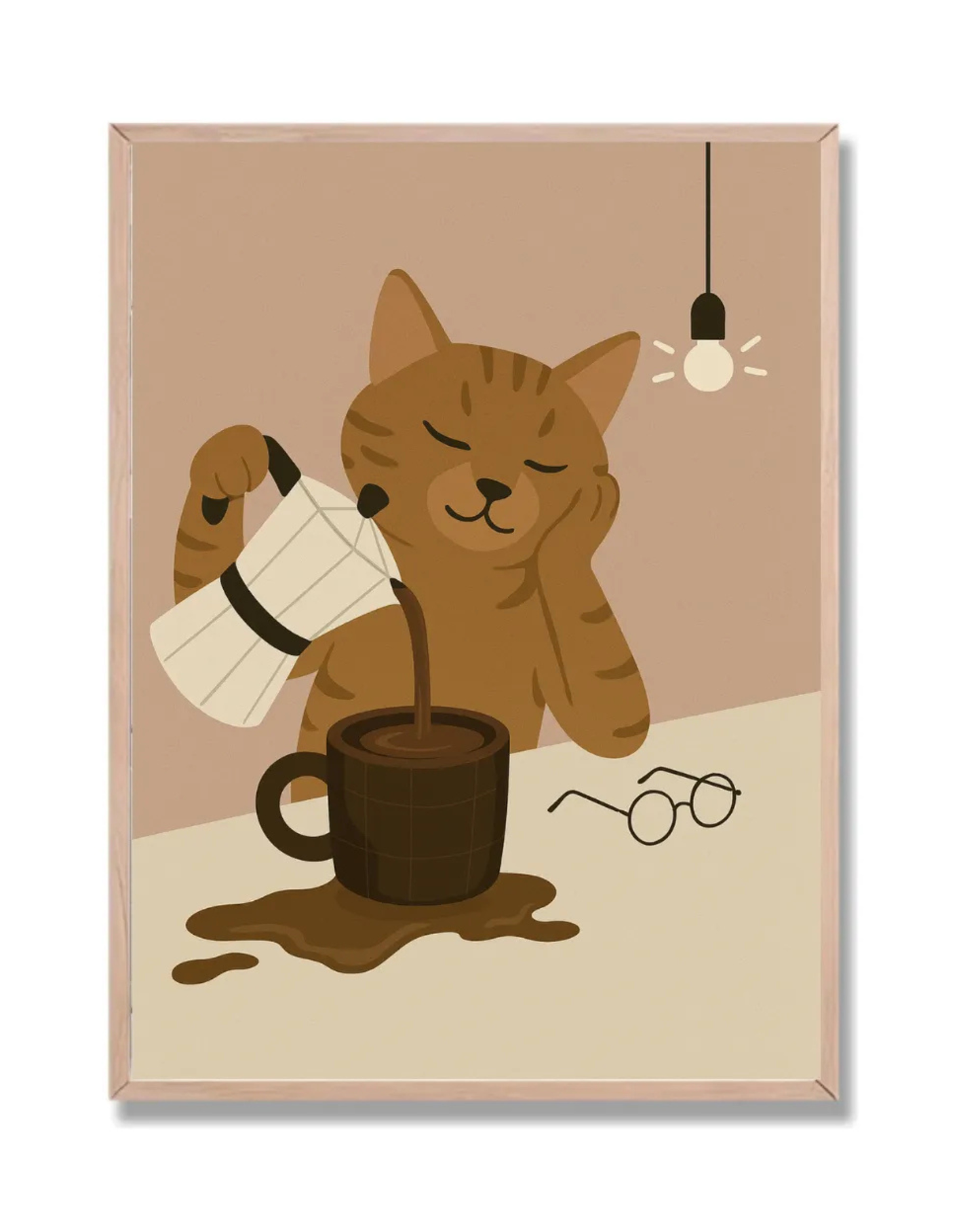 Gato Café con ronroneo