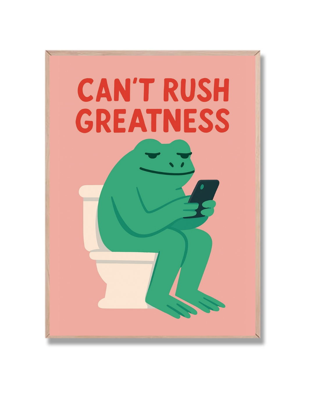 No apures la grandeza