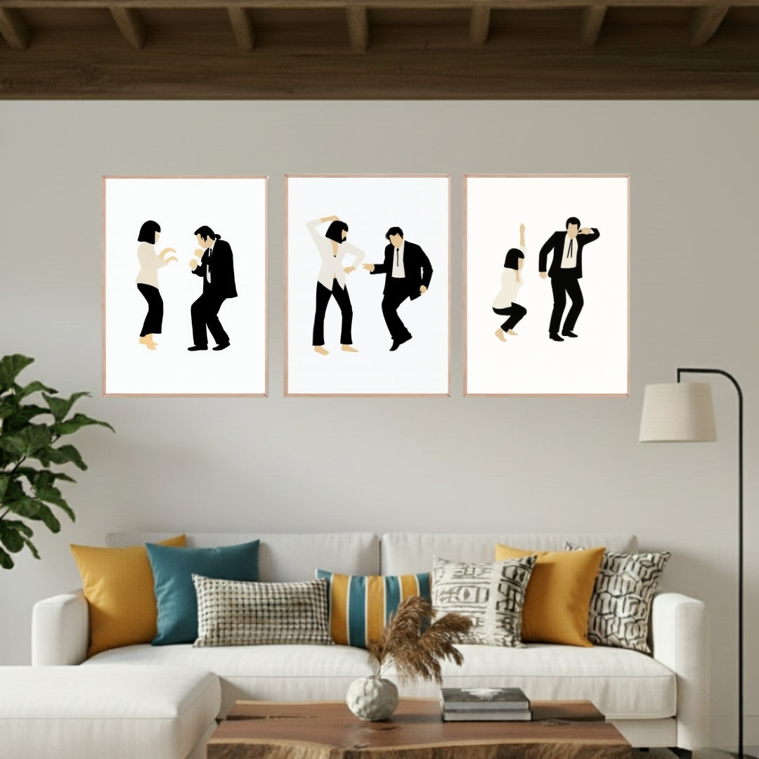 Set de 3 Pulp Fiction Baile