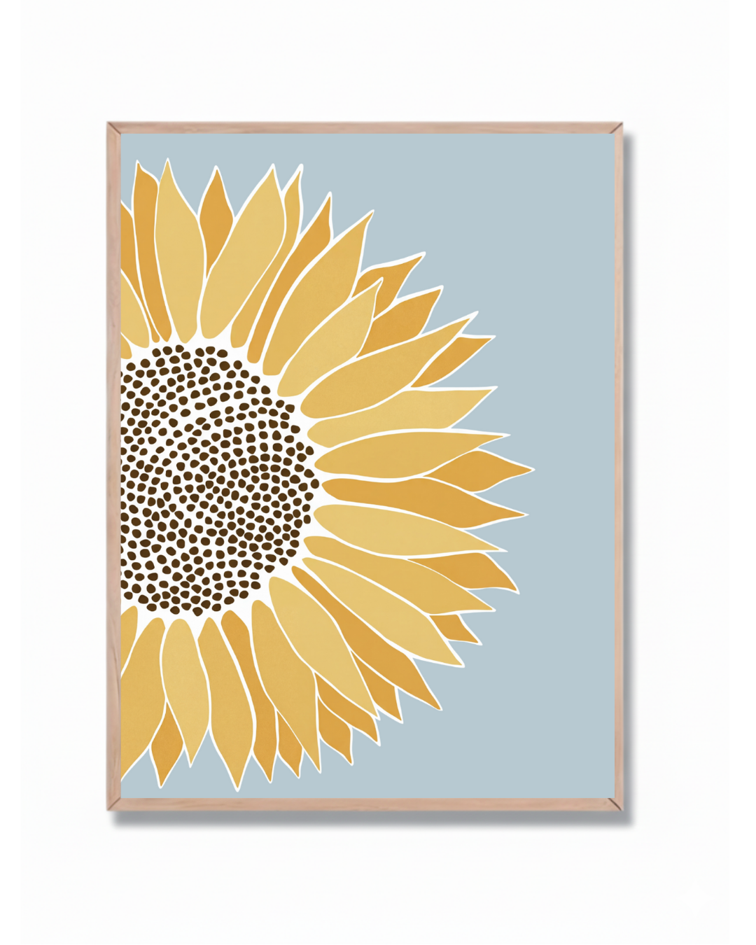 Girasol en Celeste