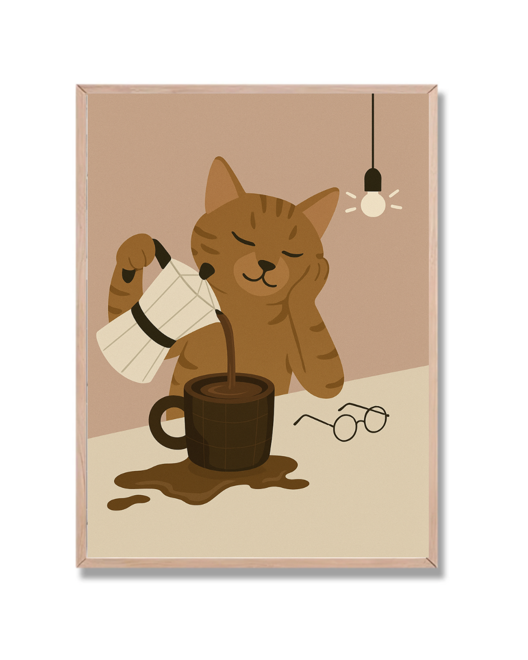 Gato Café con ronroneo