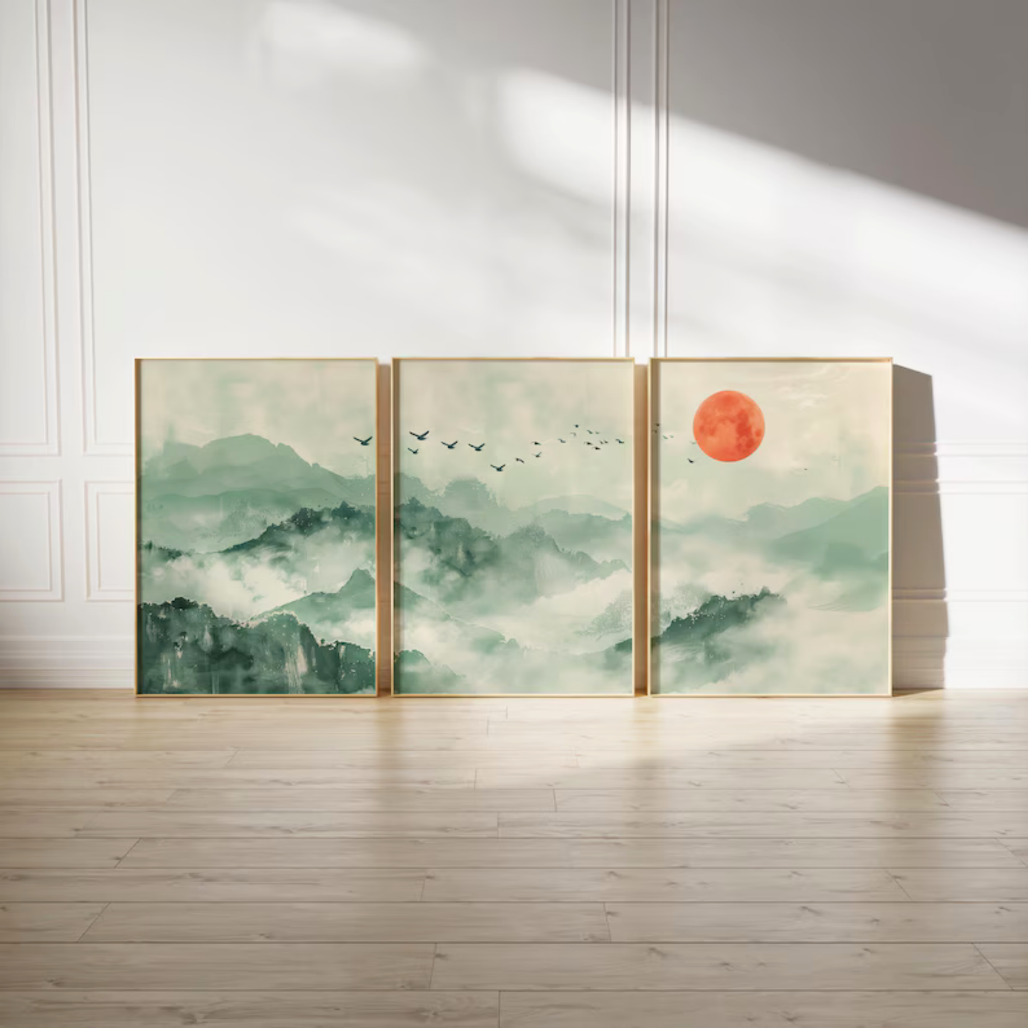 Set de 3 Sol entre Montañas