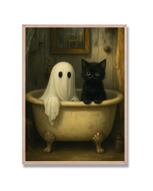 Gato Fantasma y Bañera