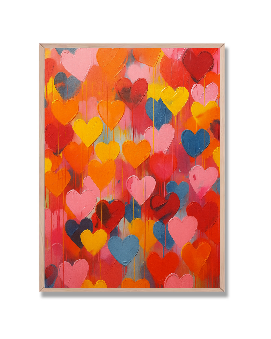 Corazones en color