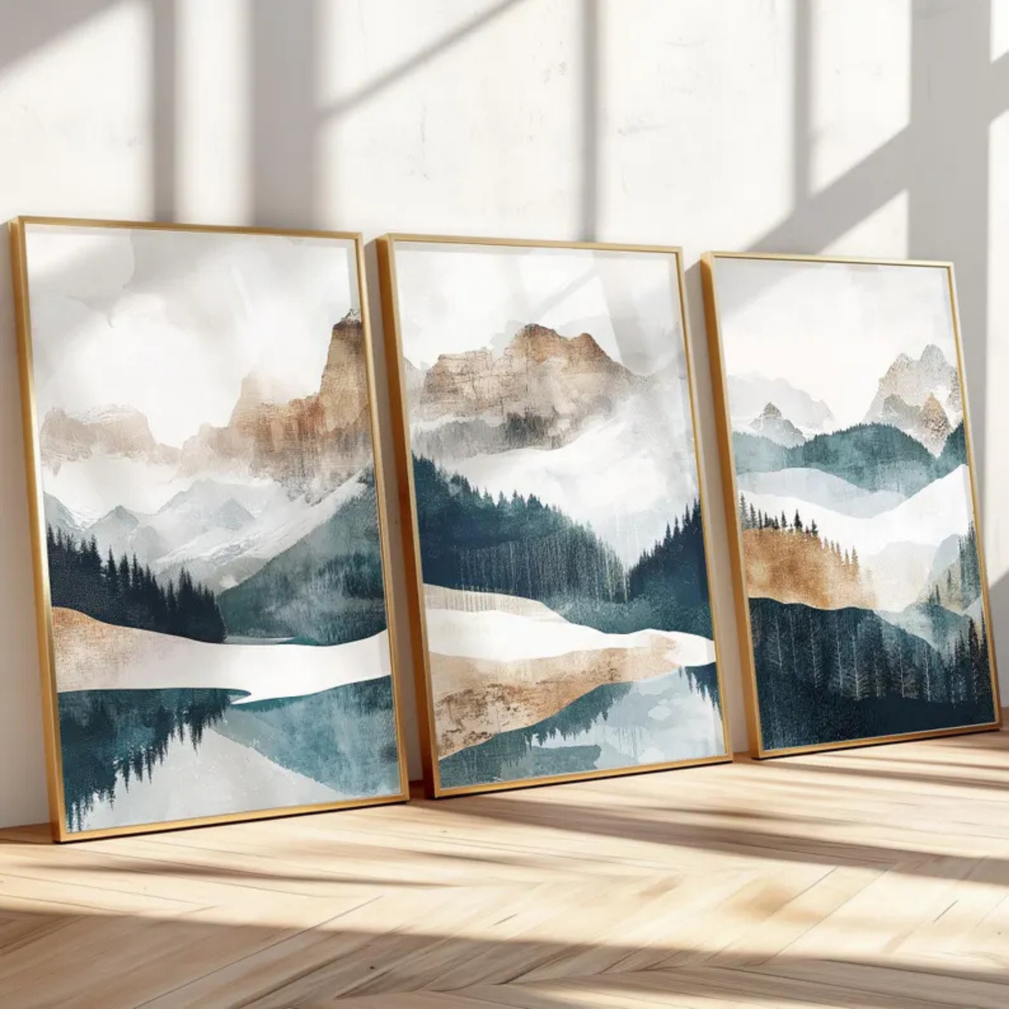 Set de 3 Sierras Brumosas