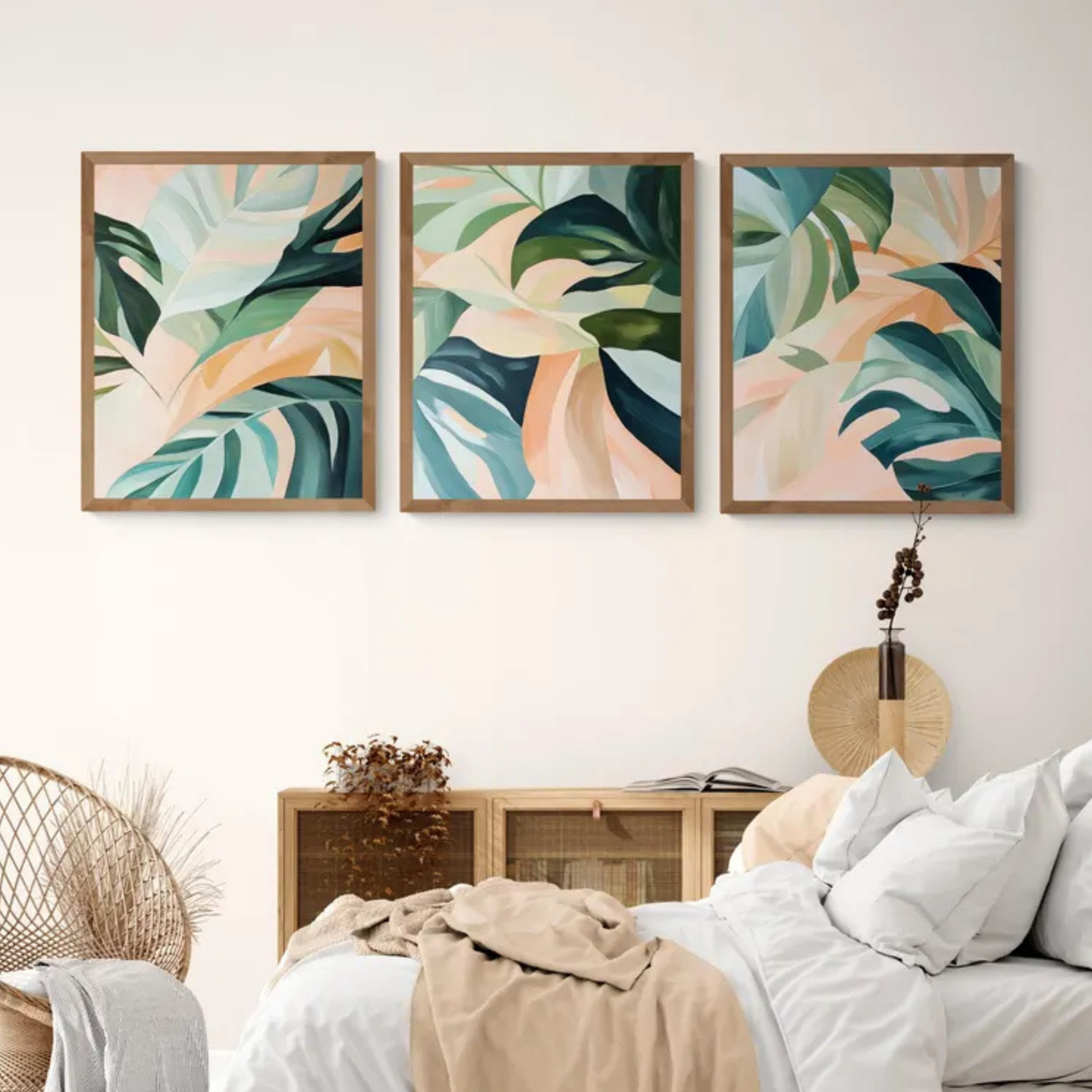 Set de 3 Tropical Pastel