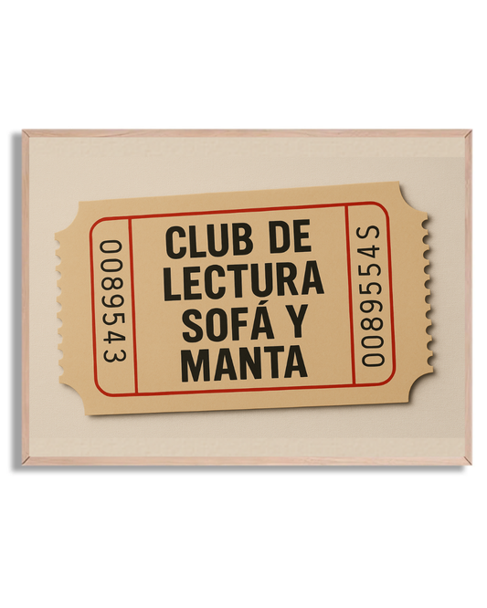 Ticket Club de lectura