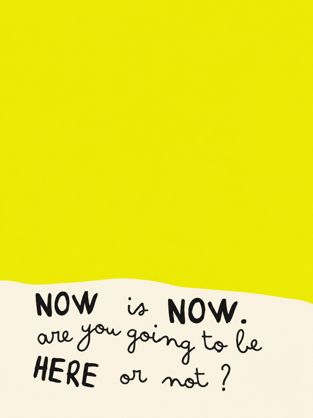 Now Is Now - cuadro decorativo
