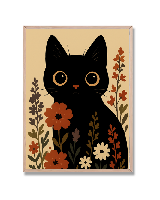 Gato Negro Flores